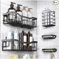 Bathroom Punch-free Storage Rack Wall-mounted Wall Mount
