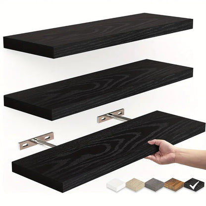 Chic Solid Timber Hanging Shelf