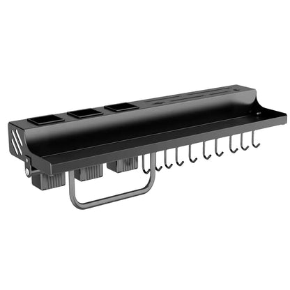Wall-mounted Multi-function Kitchen Rack for Utensils