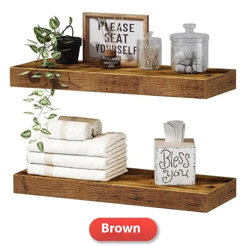 Chic Solid Timber Hanging Shelf