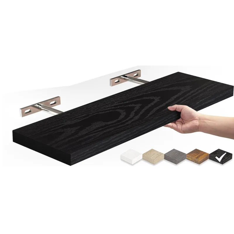 Chic Solid Timber Hanging Shelf