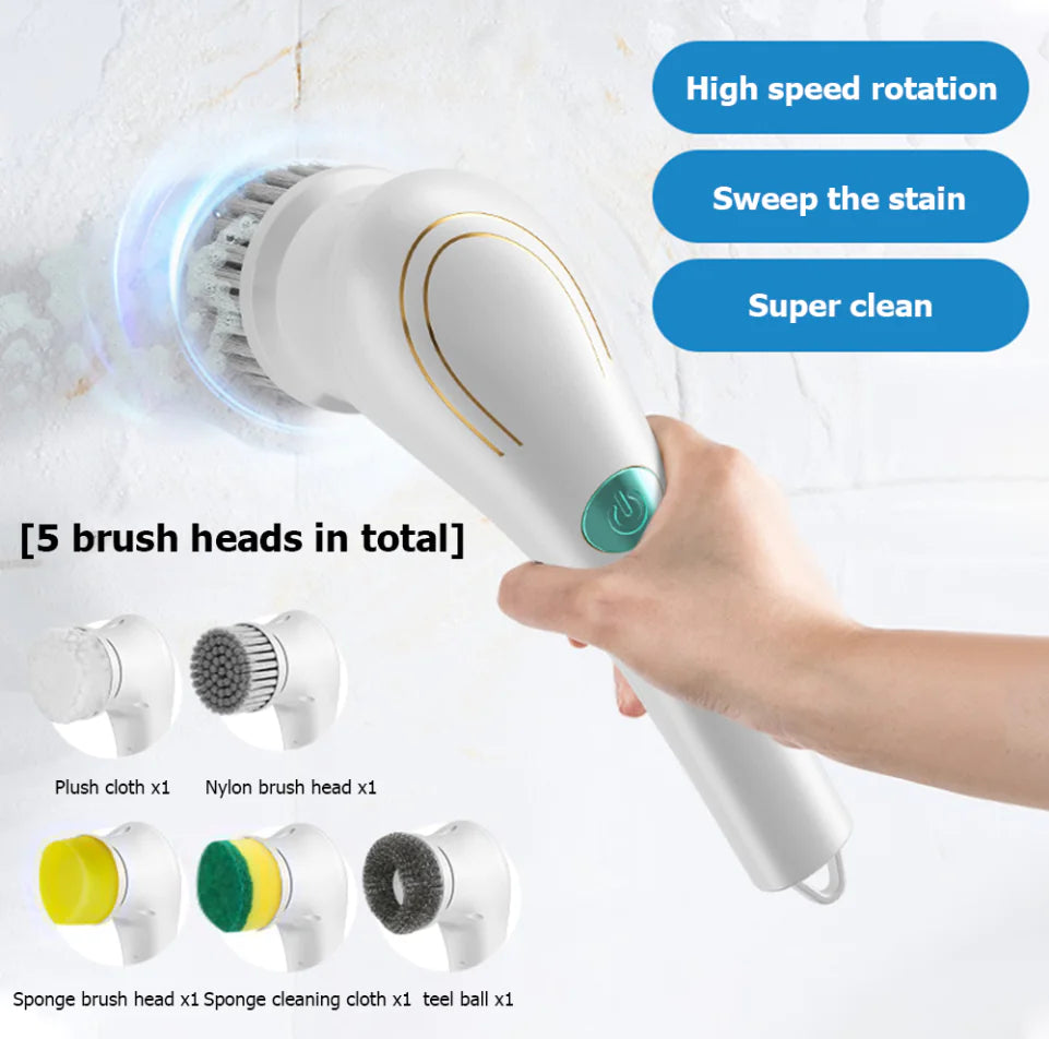 Cordless Multi-Head Kitchen Scrubber