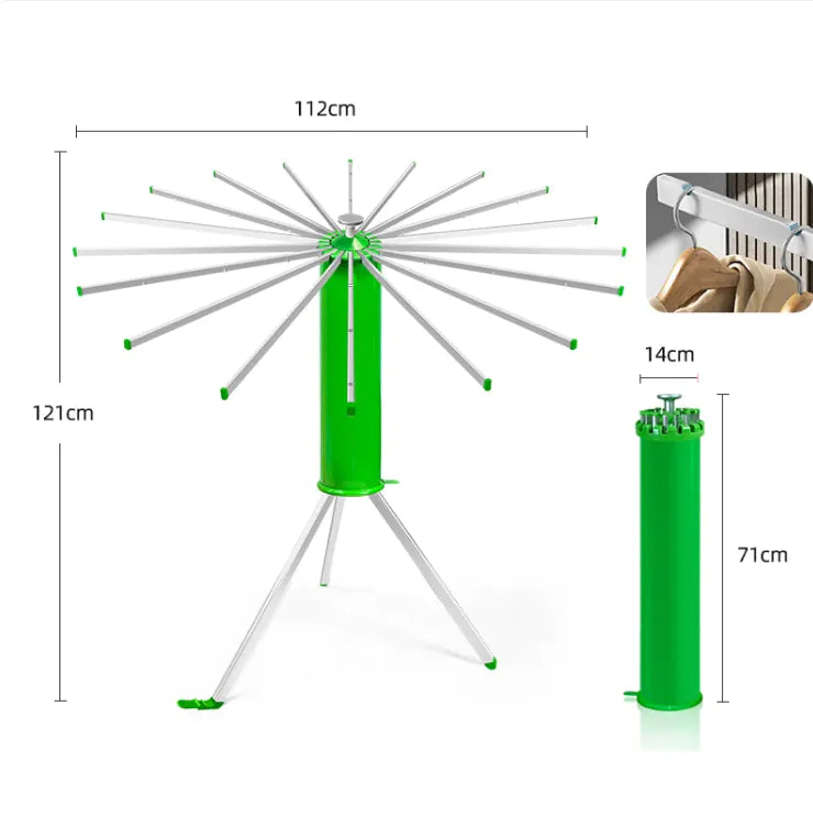 Compact Folding Laundry Dryer