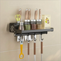 Wall-mounted Multi-function Kitchen Rack for Utensils