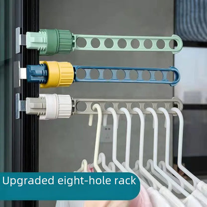 Compact Adjustable Window Laundry RaCk