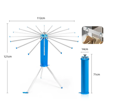 Compact Folding Laundry Dryer