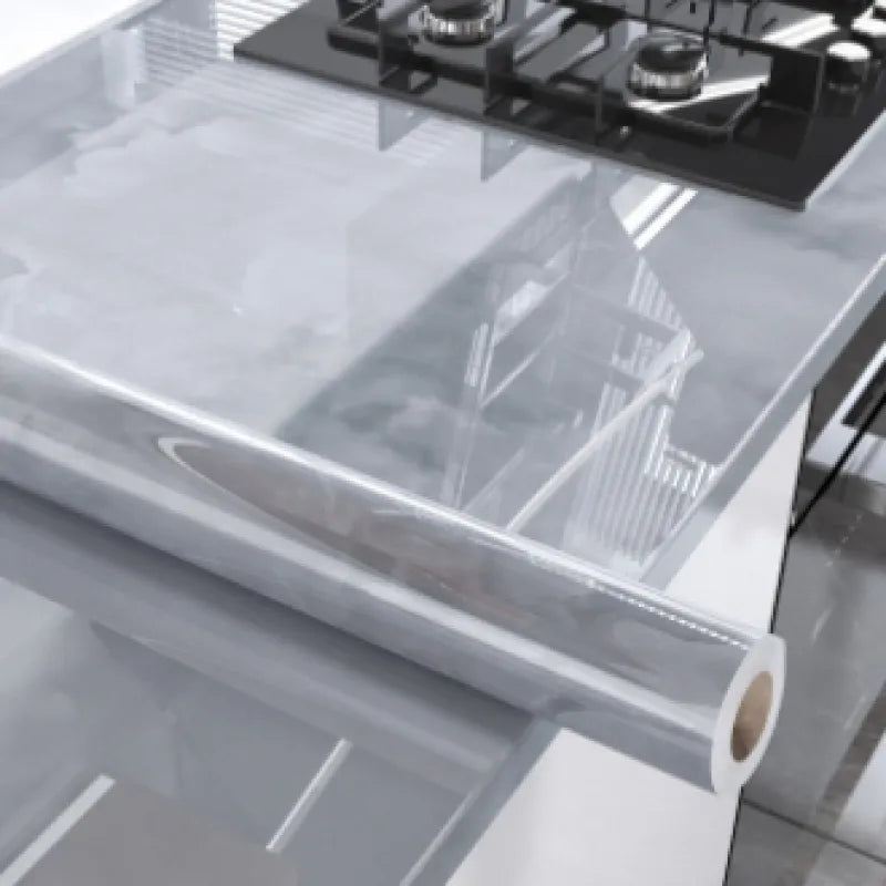 Marbling Thickened Self-adhesive Waterproof Anti-oilproof Wall Kitchen Cabinet Stickers